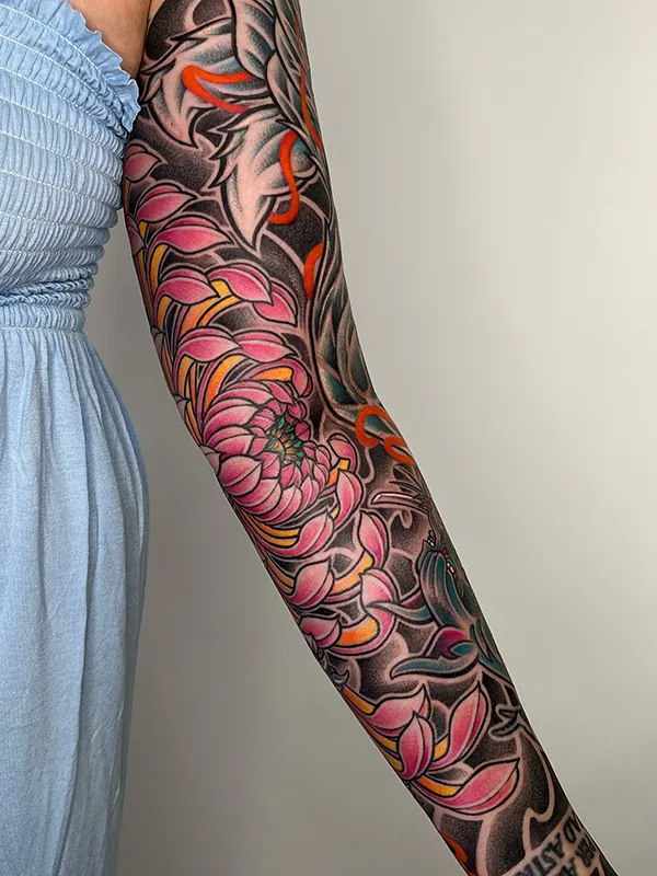 Japanese tattoo — Silent Moon, Bermondsey London