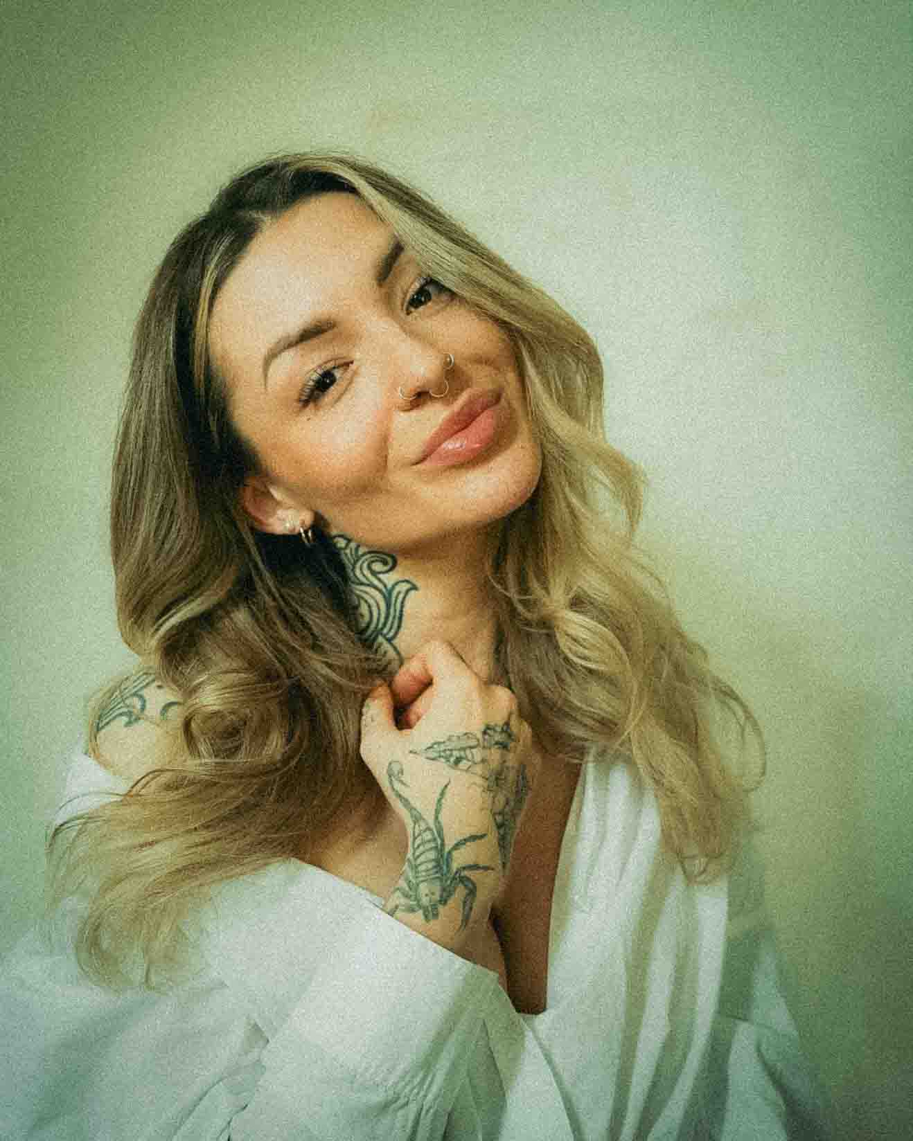 Dominika, fine line tattoo artist — Silent Moon London
